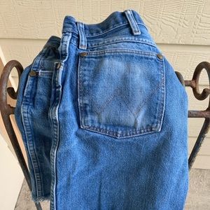 Vintage wrangler cut-offs